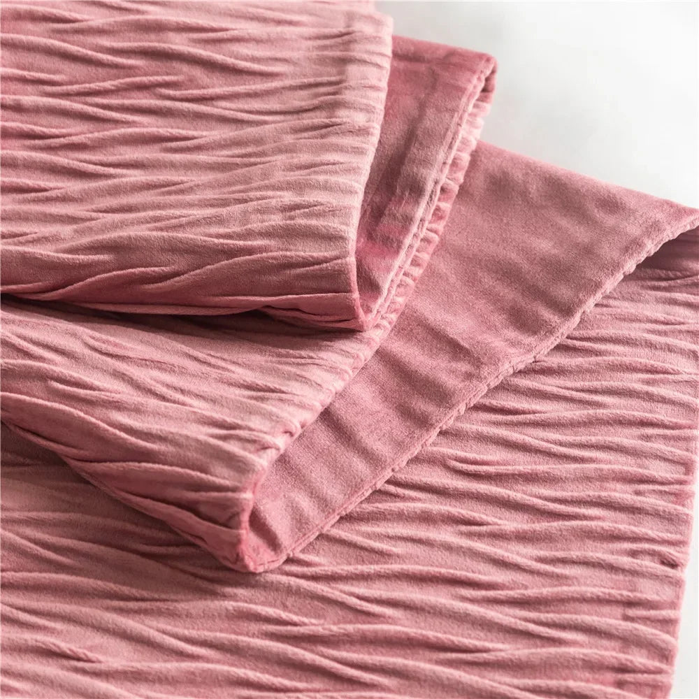 Luxury Velvet Geometric Bed Runner