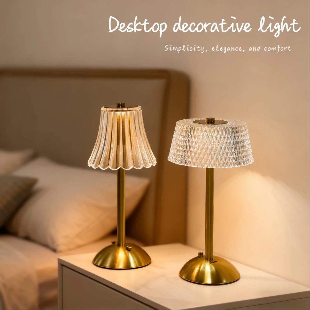 LED Touch Control Dimmable Table Lamp