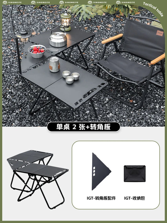 Outdoor Fire Pit Dining Table for Patio