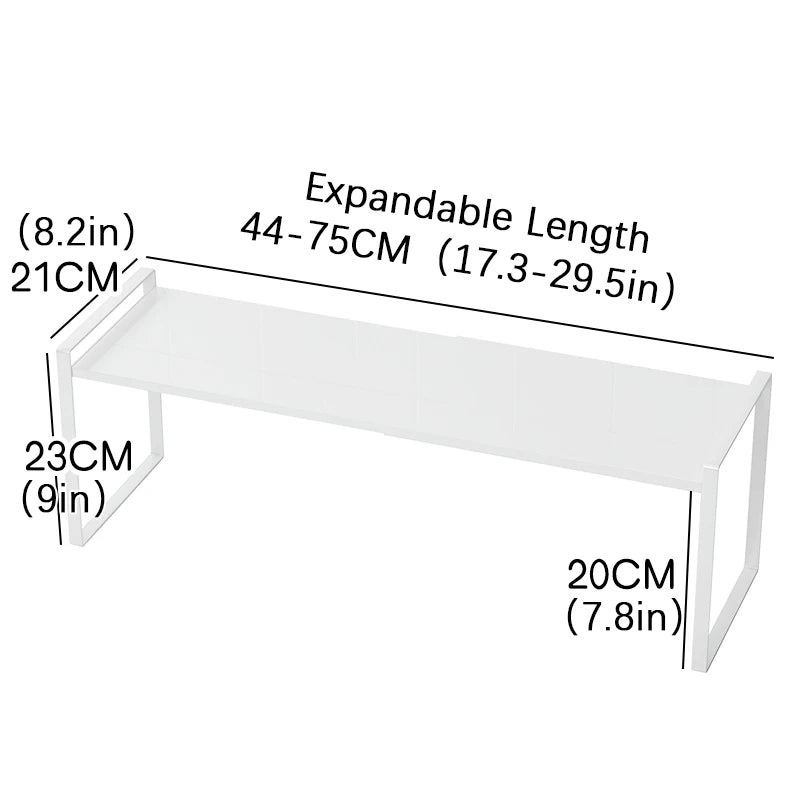 Adjustable Under Sink & Cabinet Storage Rack