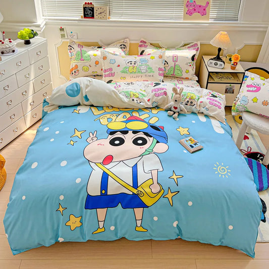 Cartoon Anime Duvet Cover Set