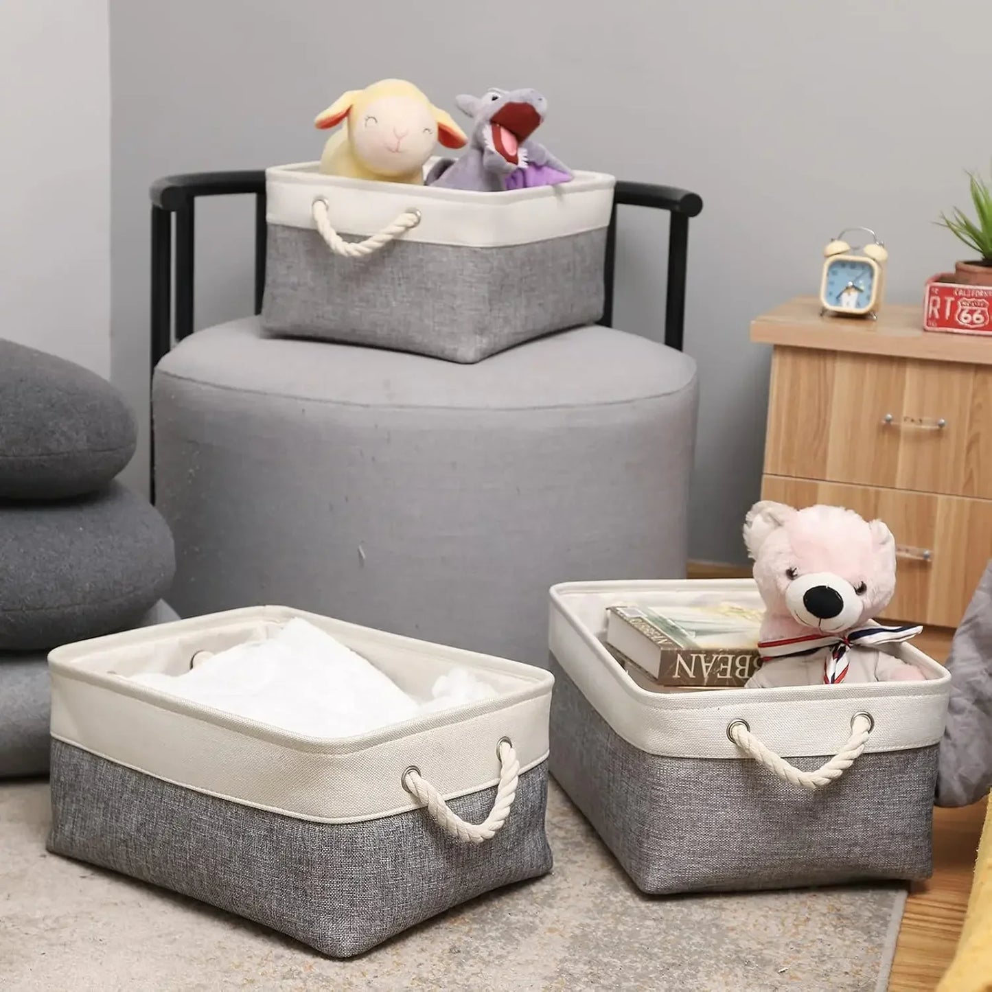 Foldable Linen Laundry Basket