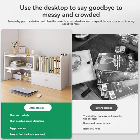 Expandable Desktop Bookshelf