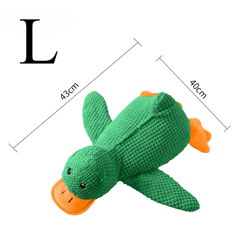 Plush Duck Dog Toy