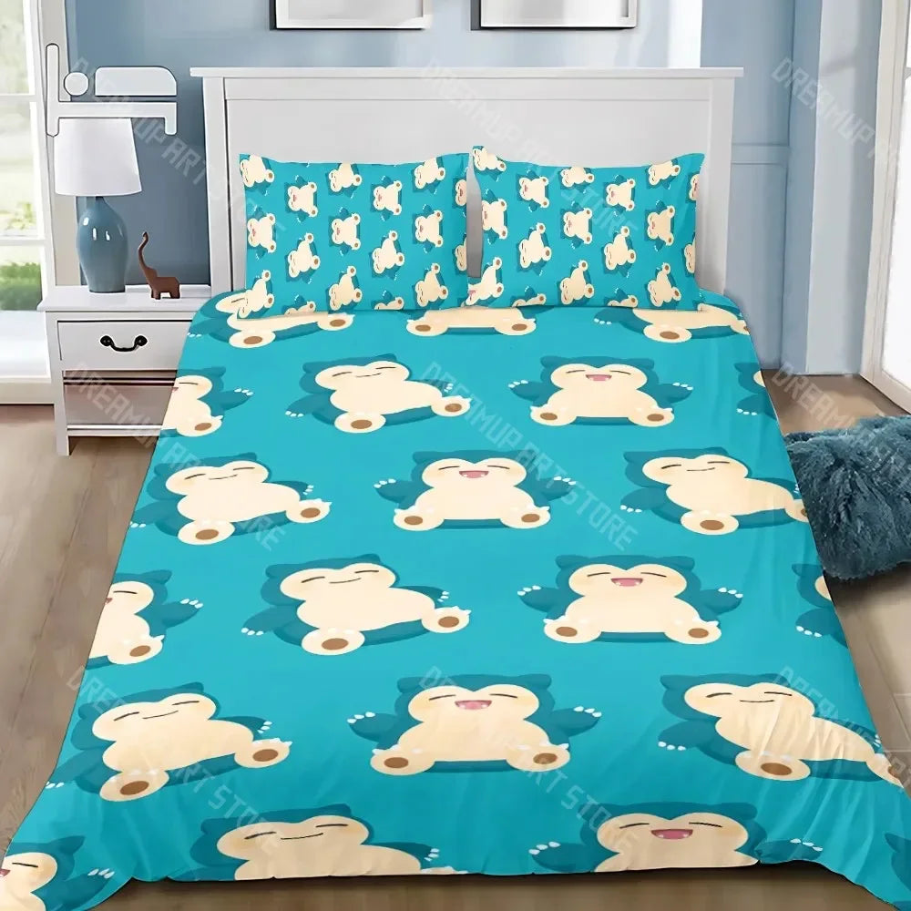 Cartoon Bedding with Matching Pillowcase