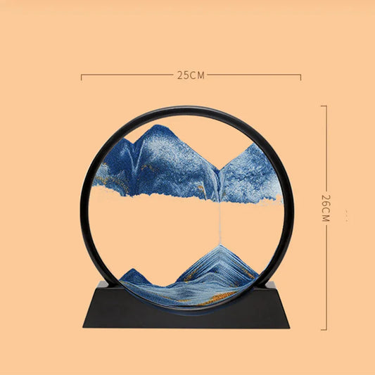 3D Moving Sand Art Picture Quicksand Glass Decor