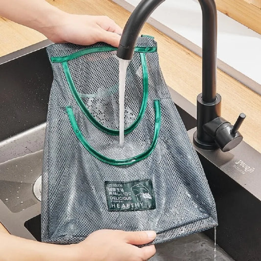 Reusable Hanging Mesh Storage Bag
