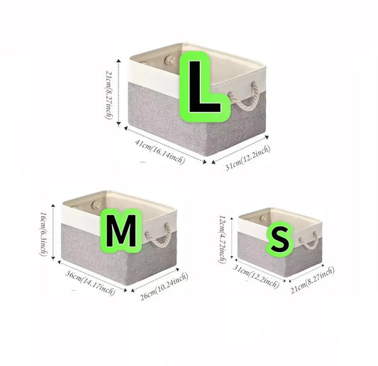 Foldable Linen Laundry Basket