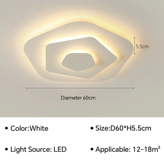 Modern LED Flush Mount Ceiling Chandelier
