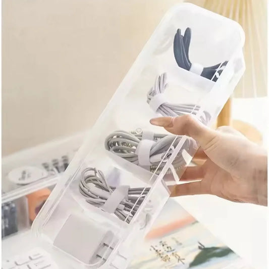 Clear Cable Organizer Box