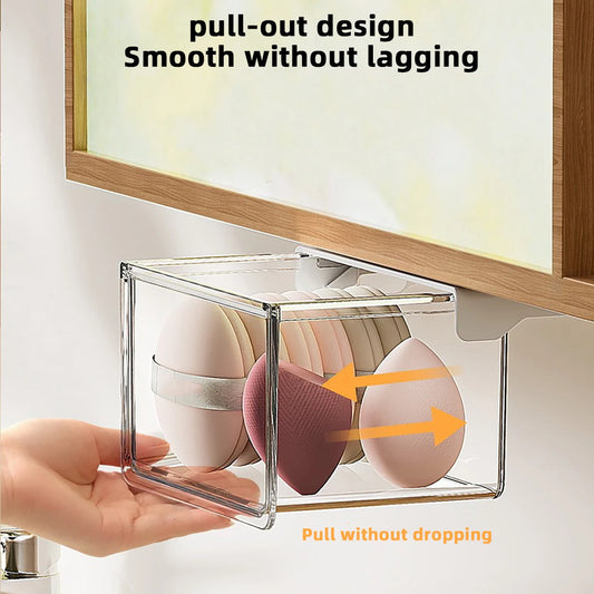 Transparent Pull-Out Drawer Storage Box