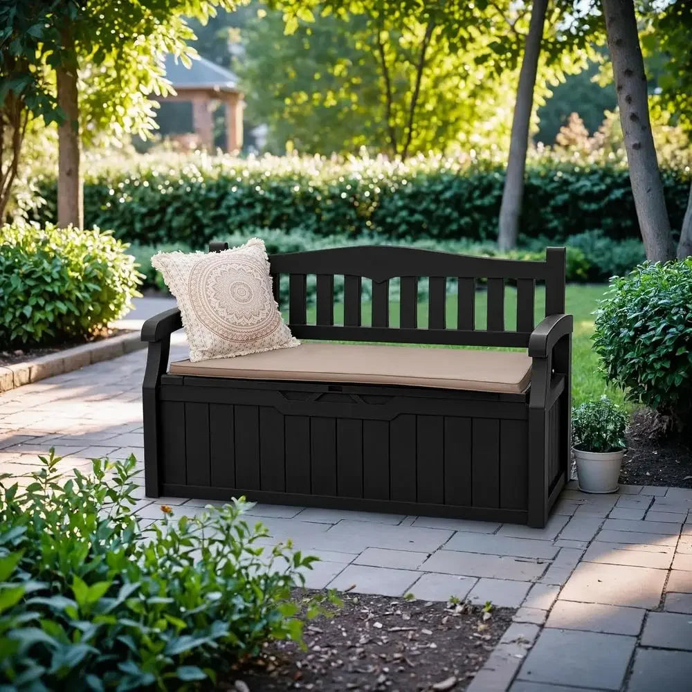 Lockable Outdoor Storage Bench