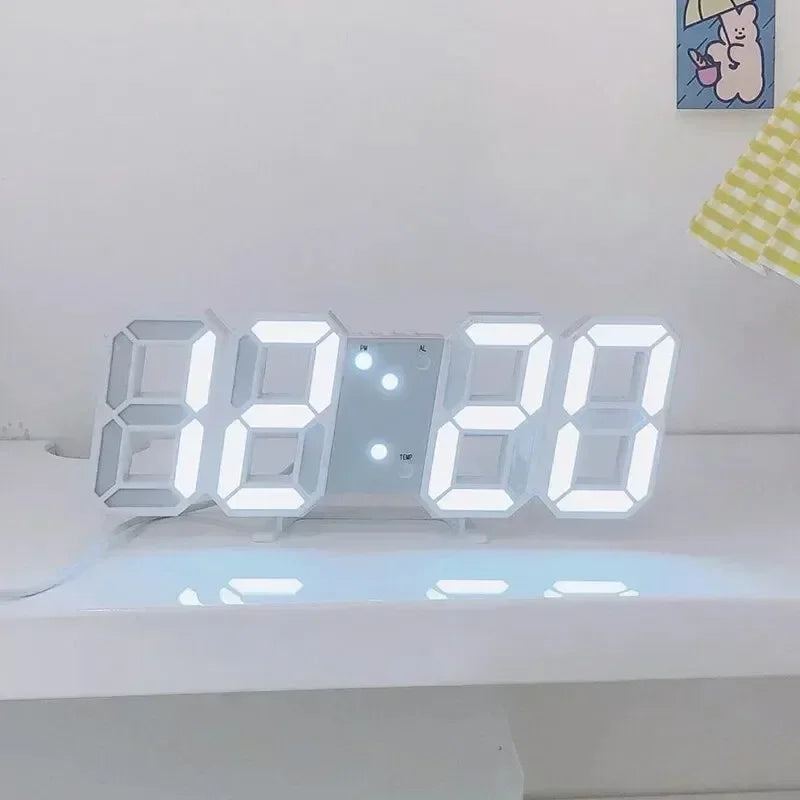 Modern LED Digital Wall & Desk Clock
