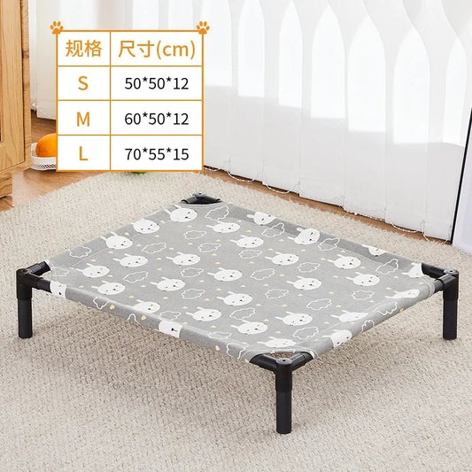 Elevated Folding Pet Bed for Dogs & Cats