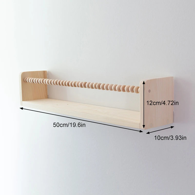 Wall-Mounted Kids Floating Bookshelf