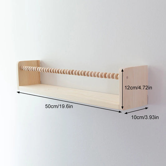 Wall-Mounted Kids Floating Bookshelf