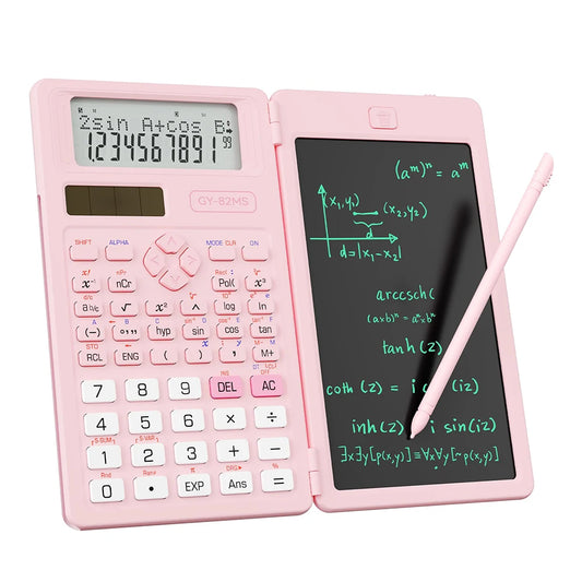 Scientific Calculator with Writing Tablet Foldable