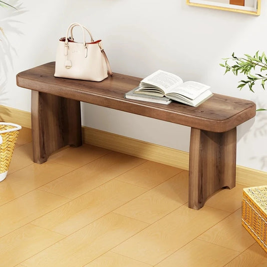Solid Wood Entryway Bench
