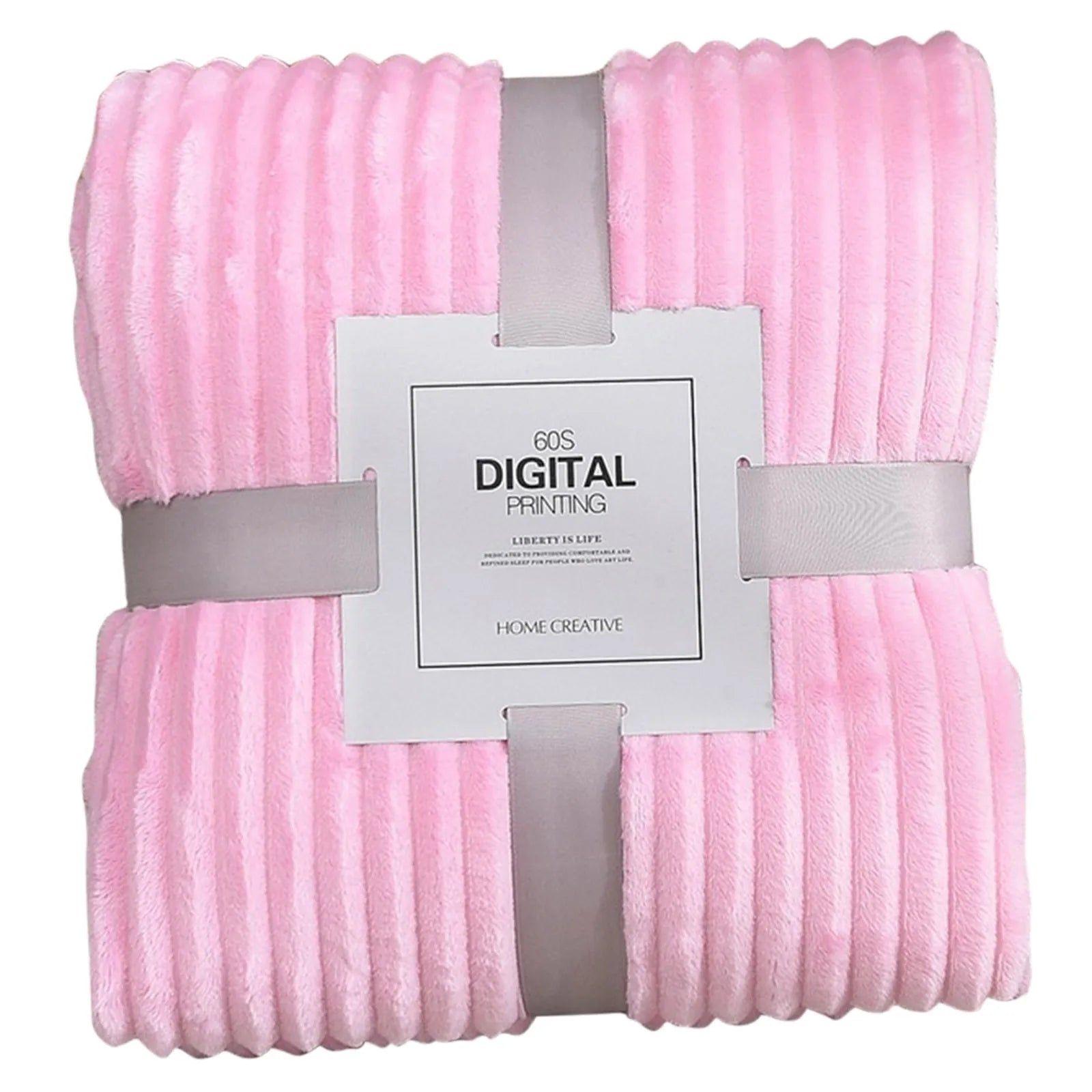 Striped Flannel Throw Blanket