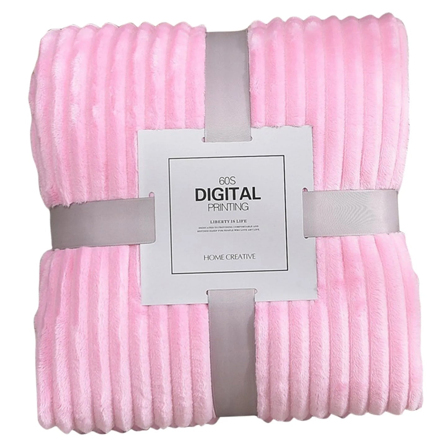 Striped Flannel Throw Blanket
