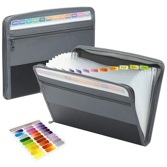 13-Pocket Zipper File Organizer