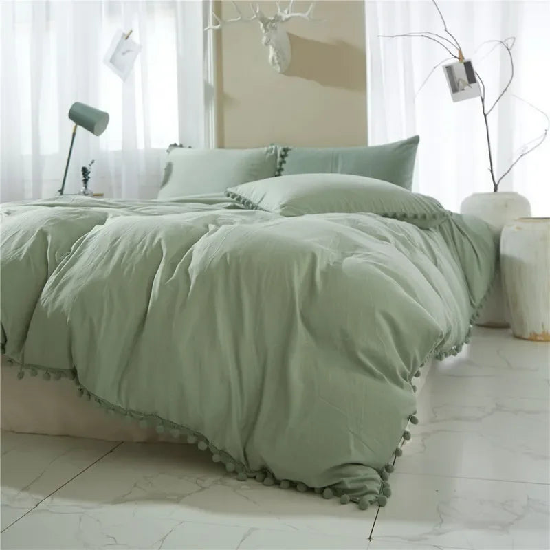 Soft Washed Duvet Cover Set