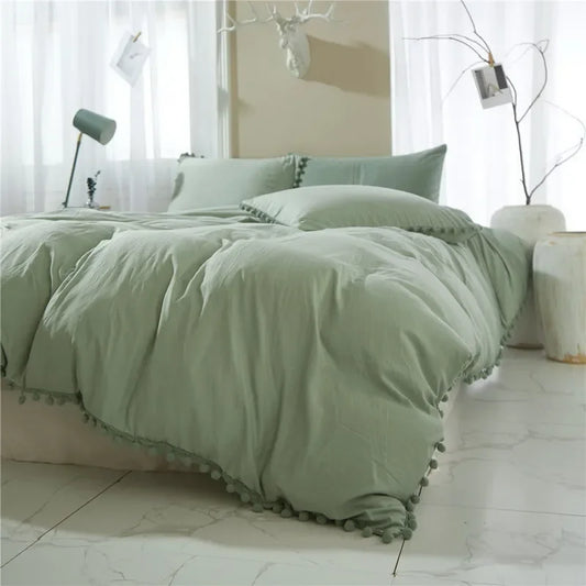 Soft Washed Duvet Cover Set