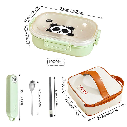 Compartment Lunch Box – Portable Microwave-Safe Food Container
