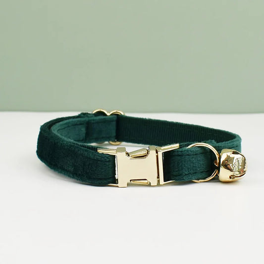 Personalized Velvet Cat Collar