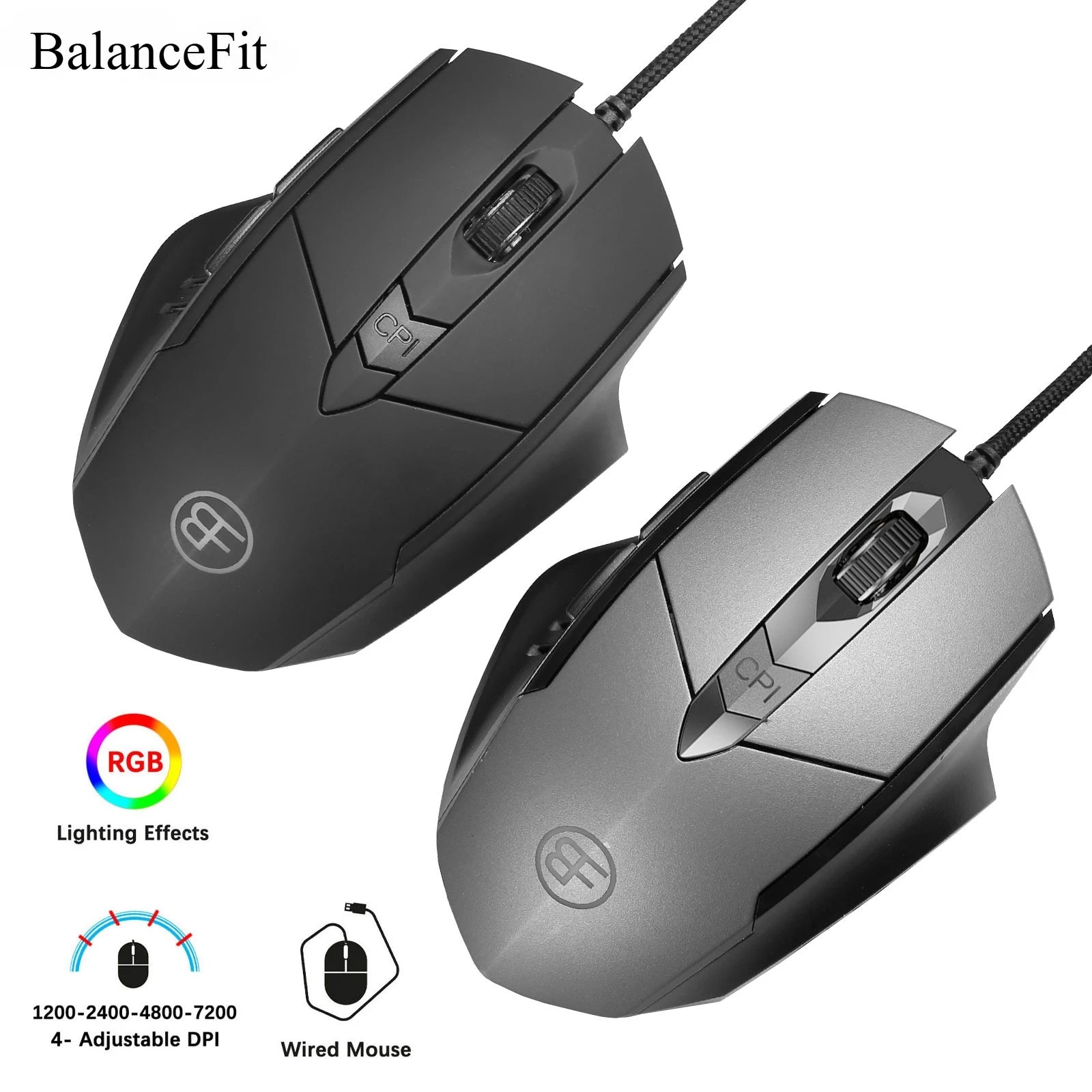 BalanceFit Wired Gaming Mouse