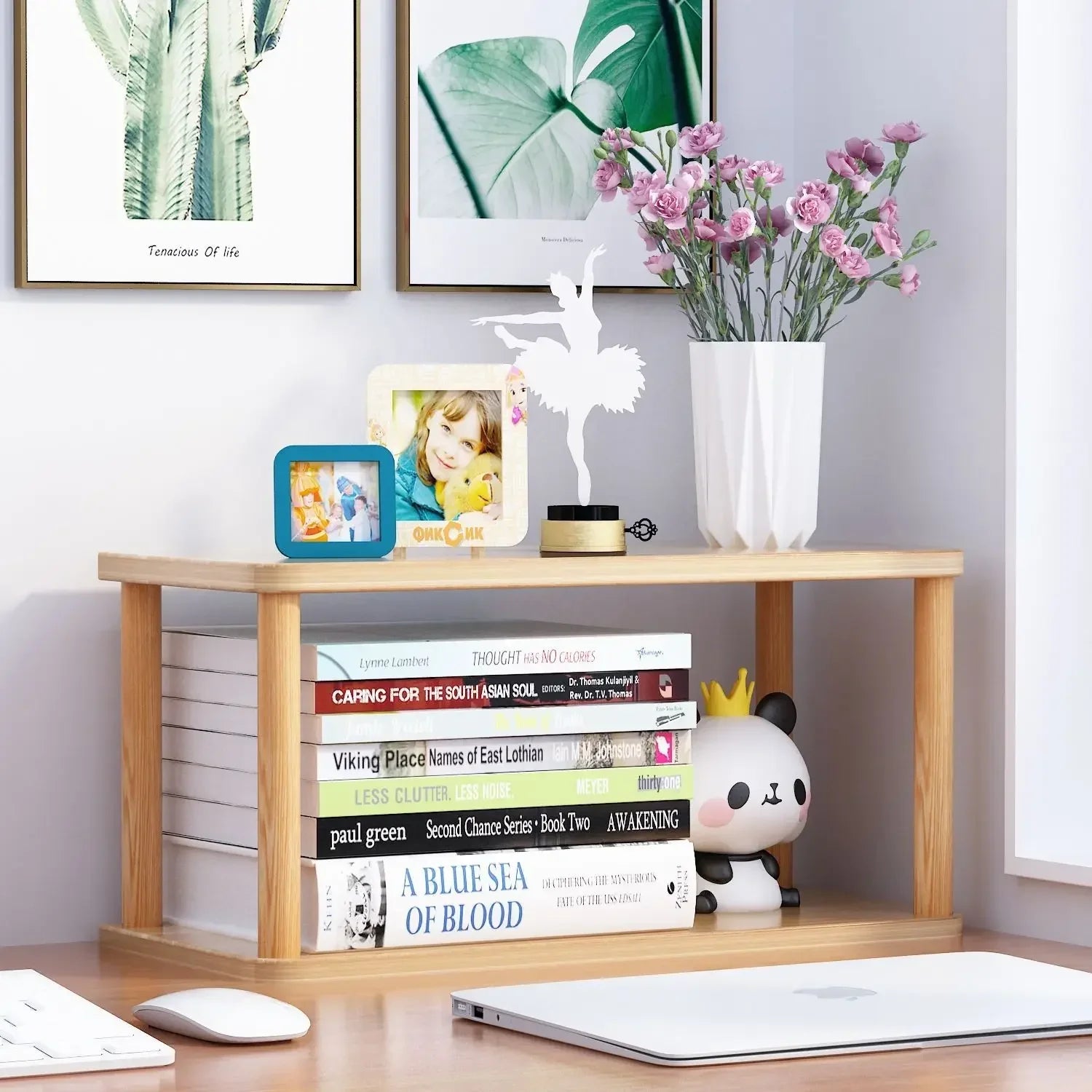 Multi-Layer Book & Office Storage Organizer