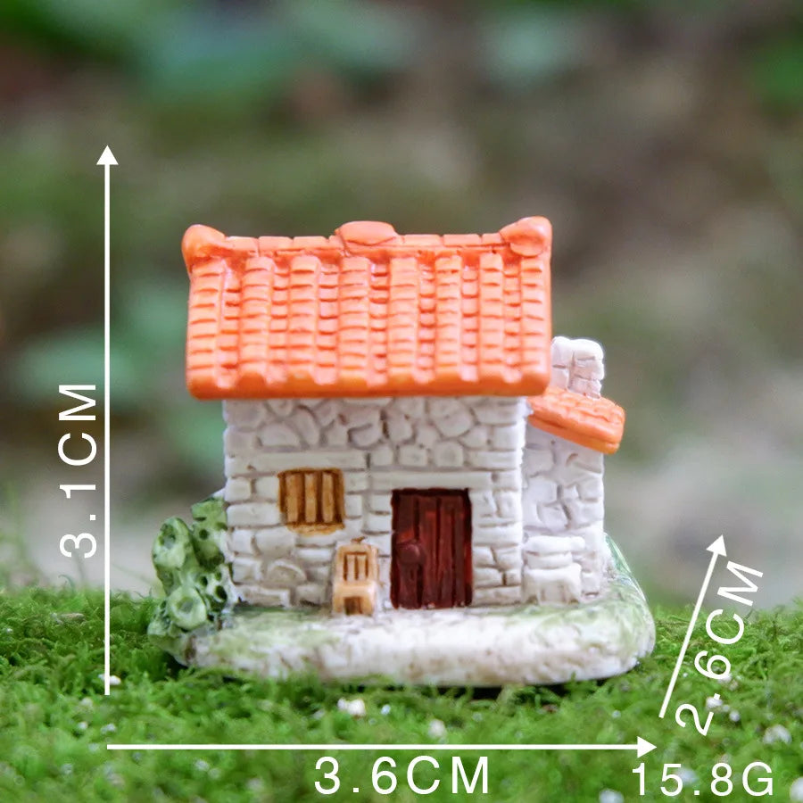Mini Resin Fairy Garden House Ornament