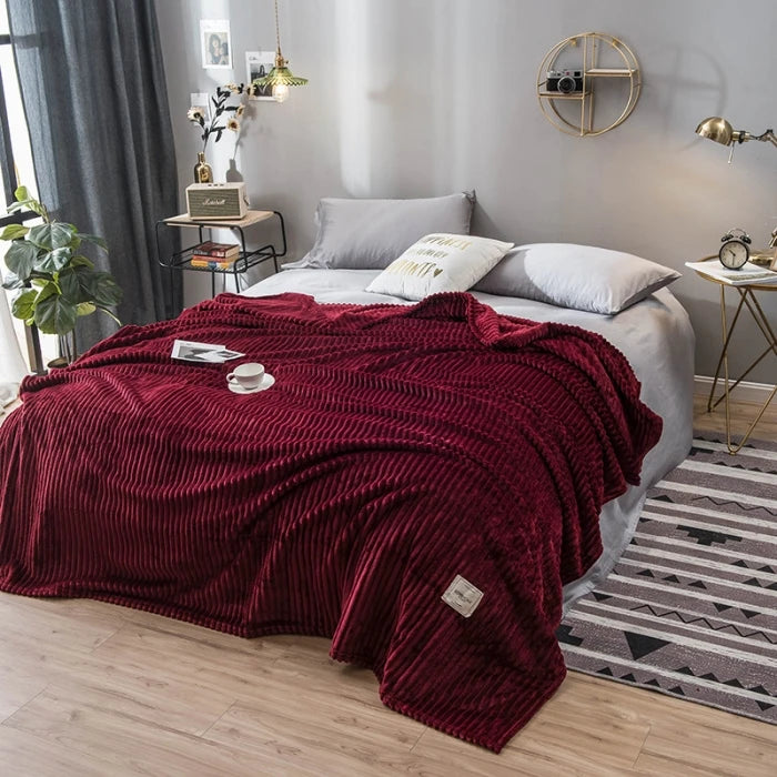 Warm Plaid Bed & Sofa Blanket