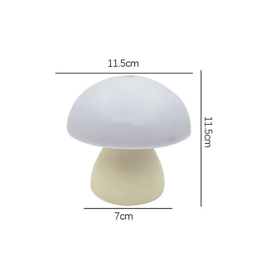 Rechargeable Mushroom LED Touch Night Light