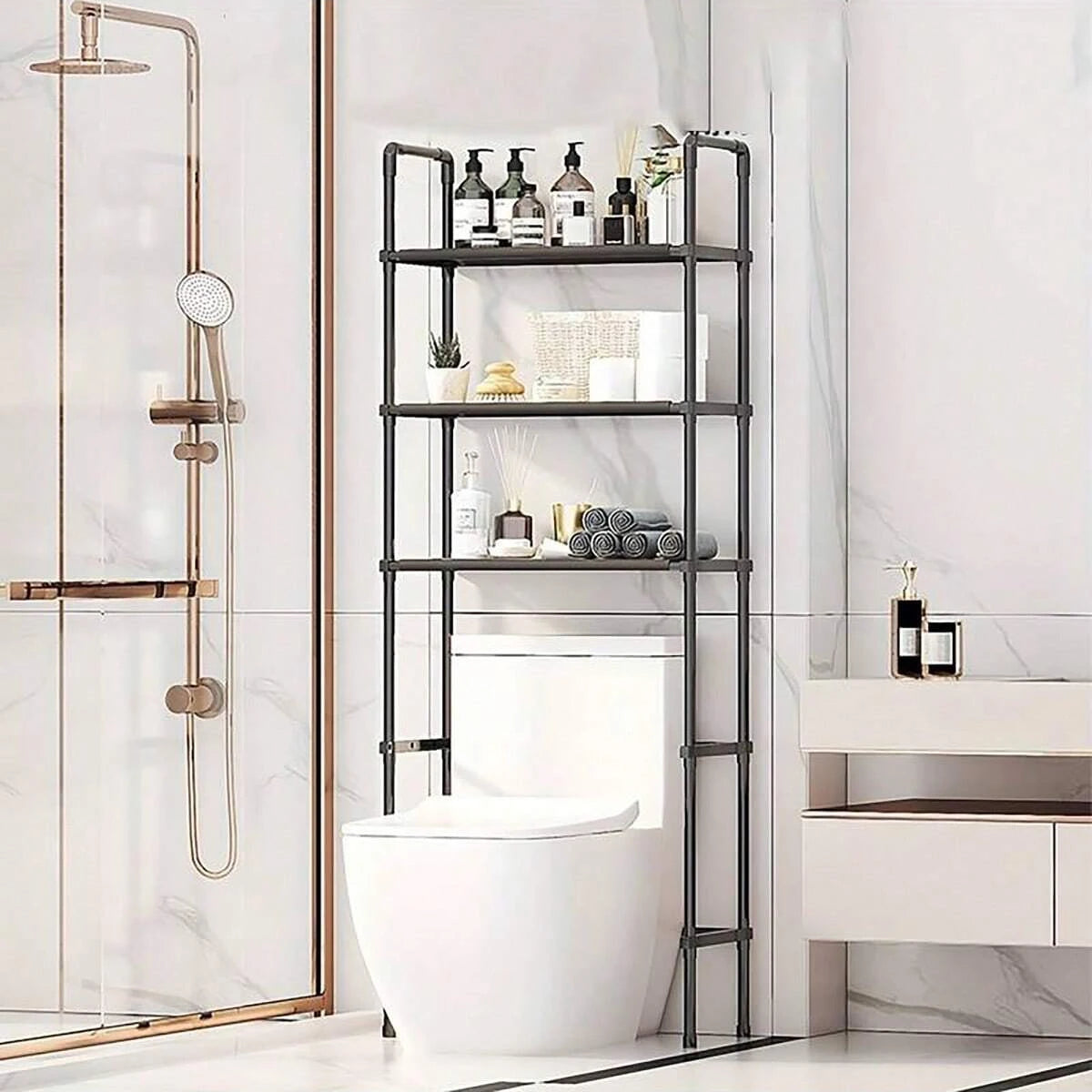 3-Tier Over Toilet Storage Rack
