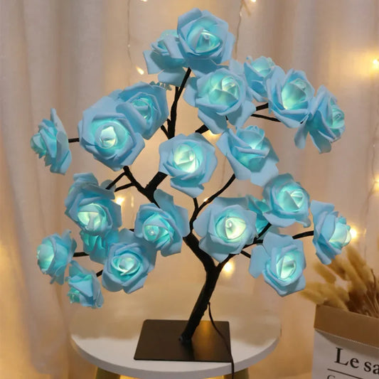 Rose Flower Tree LED Table Lamp
