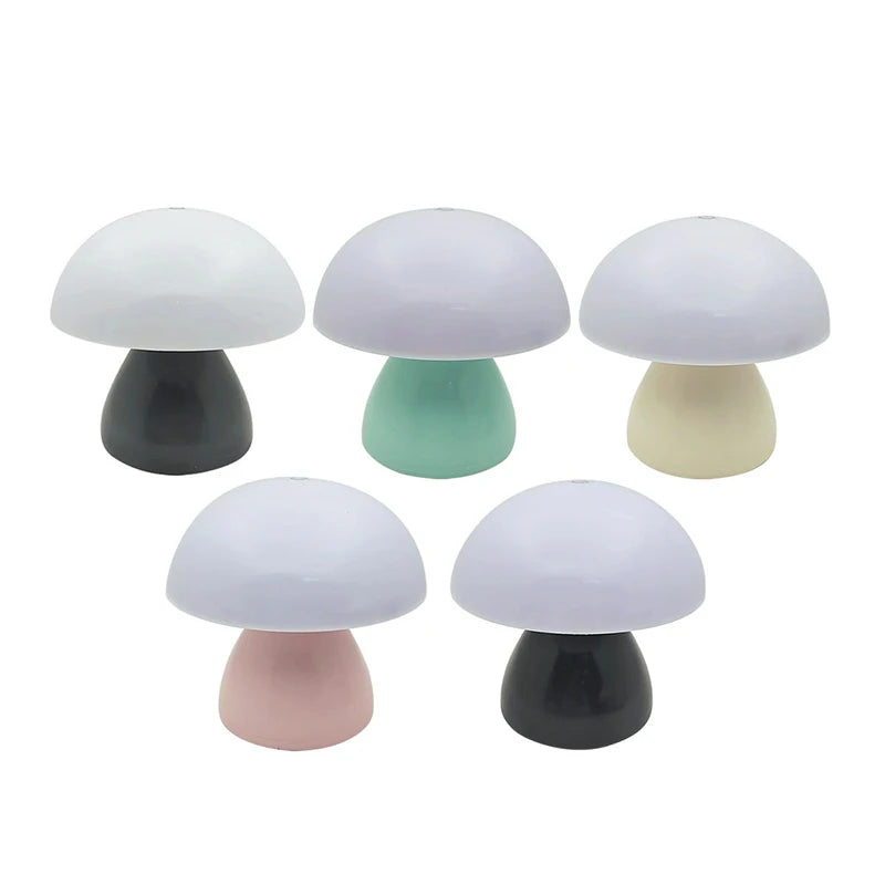 Rechargeable Mushroom LED Touch Night Light