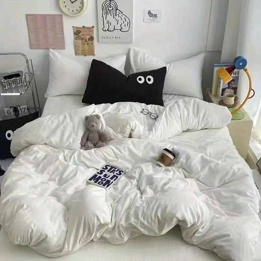 Cute Duvet Cover Set with Bed Sheet & Pillowcases