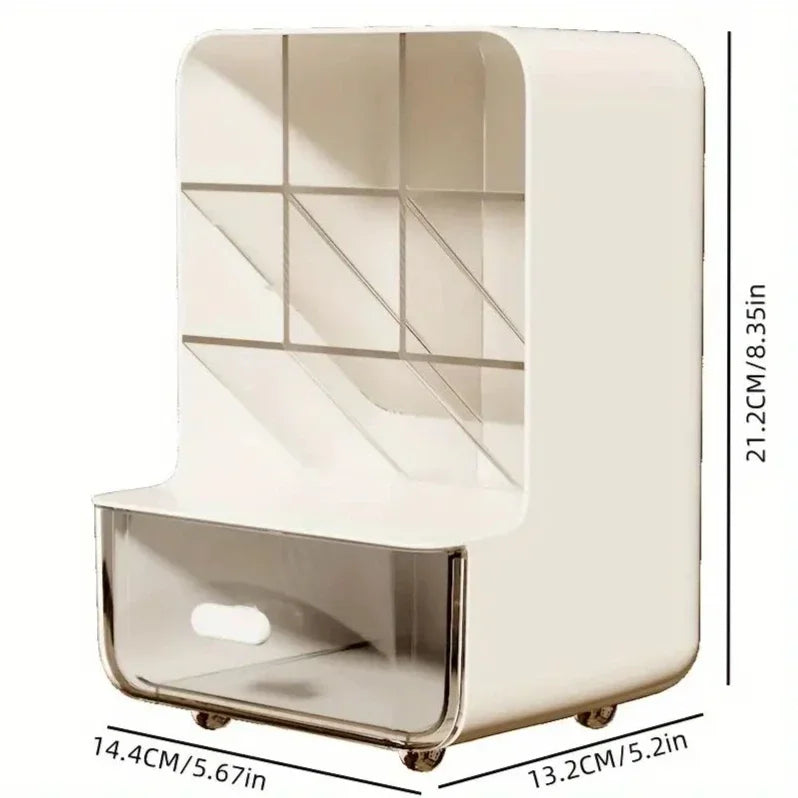 Multi-Layer Desk Organizer Large Capacity Pencil Holder Storage Box