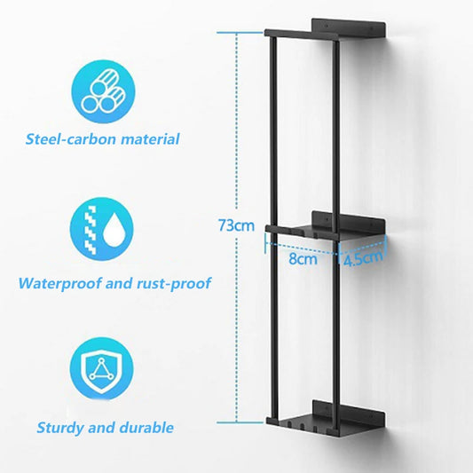 Wall Mounted Towel & Organiser Rack