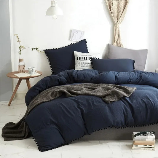 Soft Washed Duvet Cover Set