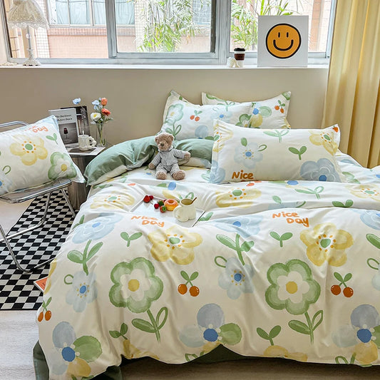 4-Piece Brushed Microfiber Bedding Set