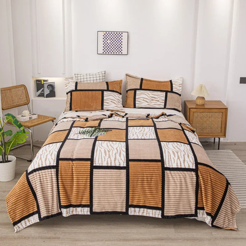 Soft Lightweight Throw for Home & Travel