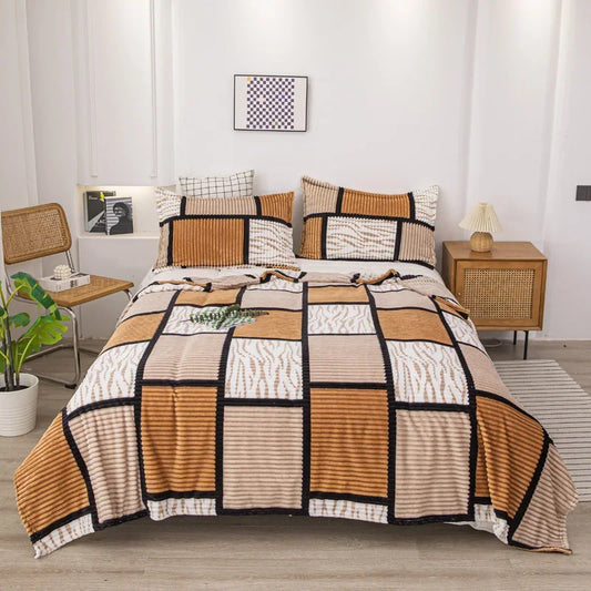 Soft Lightweight Throw for Home & Travel