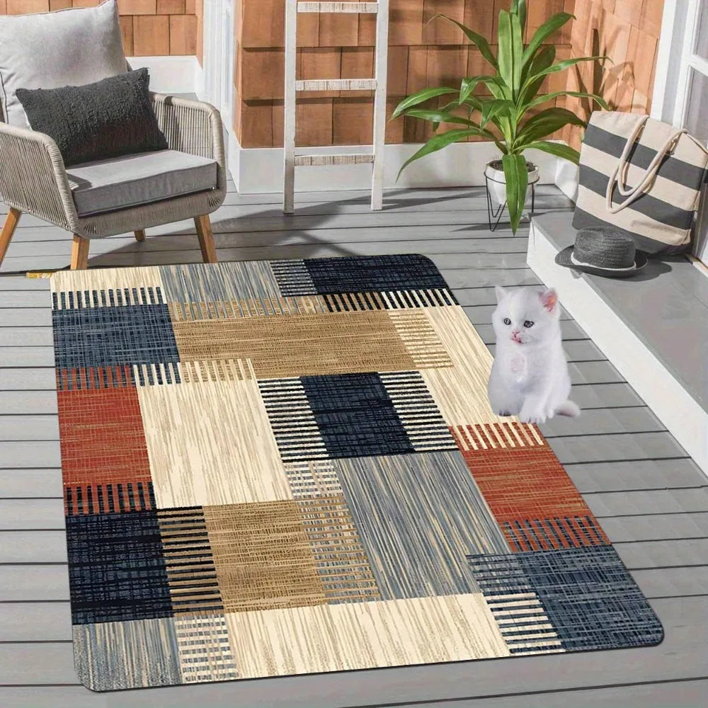 Modern Geometric Outdoor Area Rug