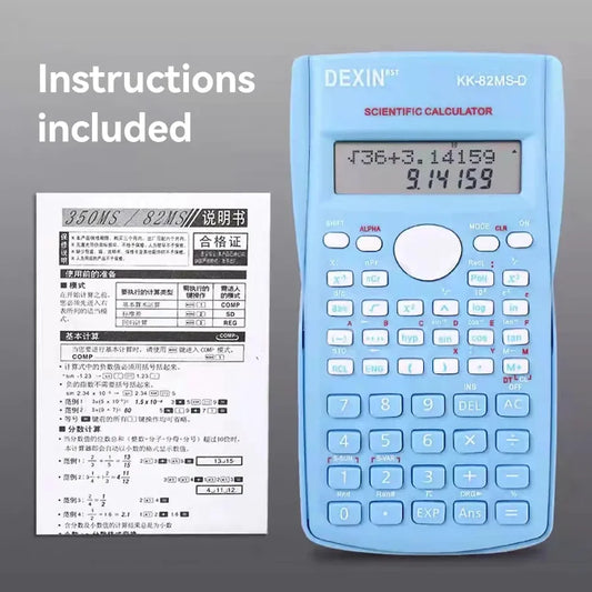 Scientific Calculator 12-Digit Dual Line Display