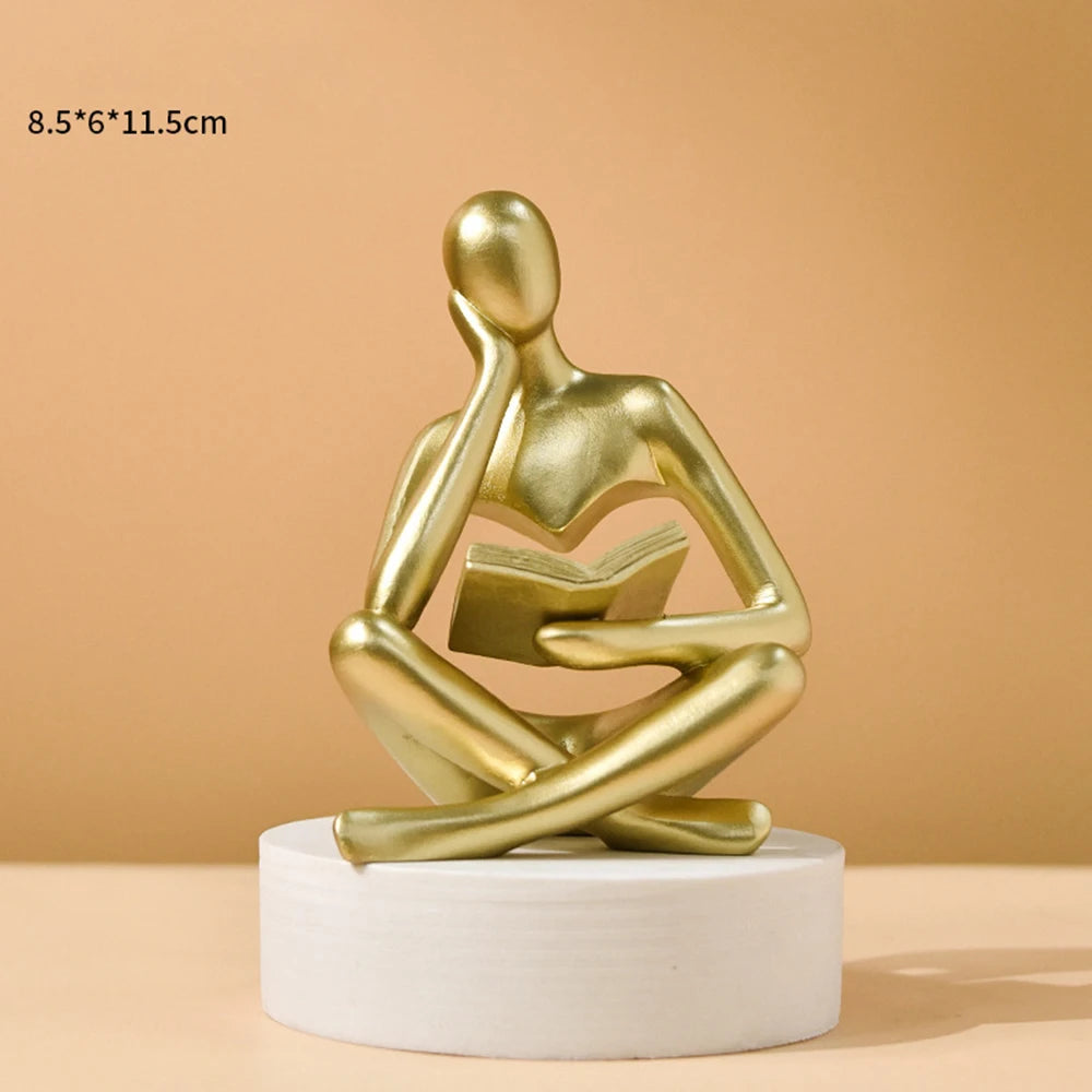 Sculpture for Bookshelf & Home Décor