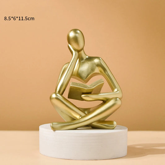 Sculpture for Bookshelf & Home Décor