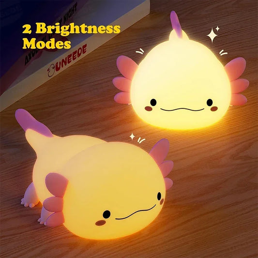 Axolotl Silicone Night Light Lamp