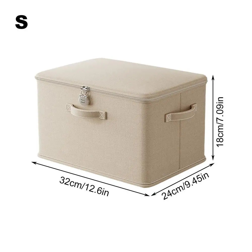 Large Stackable Storage Box with Lock